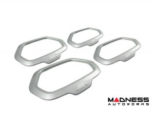 Jeep Renegade Speaker Frame Trim Set - Silver (2015-2024)